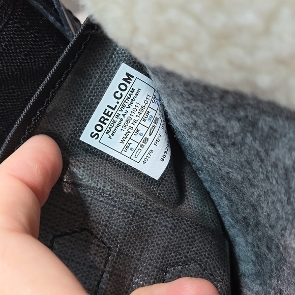 Sorel Women Caribou Waterproof Insulated lined boots rubber shoes sz 8 - Picture 10 of 15